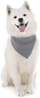 🐶 2 pack qraftsy dog cotton bandana scarf triangle bibs for all size puppies логотип