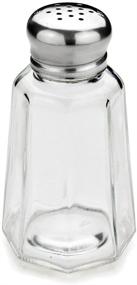 img 3 attached to 🧂 Set of 12 New Star Foodservice 22186 Glass Salt and Pepper Shakers with Stainless Steel Mushroom Tops – 2-Ounce Capacity