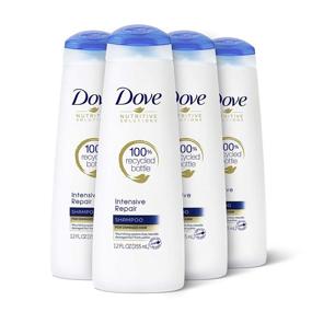 img 4 attached to 🧴 Dove Nutritive Solutions Strengthening Shampoo Formula for Damaged Hair – Intensive Repair with Keratin Actives, 12 oz, 4 Count