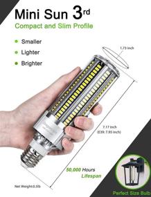 img 2 attached to 🌽 Revolutionary Super Bright LED Corn Light: The Ultimate Equivalent Solution