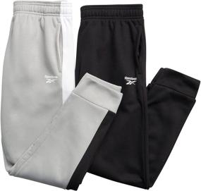 img 3 attached to Лучшие брюки для мальчиков Reebok Active Joggers Sweatpants для одежды мальчика