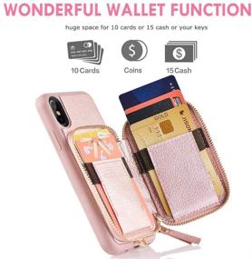 img 2 attached to ZVE Wallet Case For Apple IPhone Xs And X 5