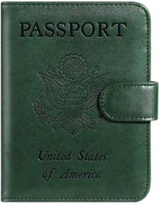 img 4 attached to Обложка для паспорта, блокирующая кожаные аксессуары
