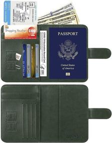 img 2 attached to Обложка для паспорта, блокирующая кожаные аксессуары