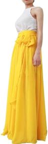 img 2 attached to 💃 Diydress Women's Summer Chiffon Wedding Skirt - Elegant Clothing for Stylish Women