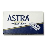 🪒 100-pack astra superior stainless double edge razor blades logo