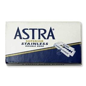 img 1 attached to 🪒 100-пачка лезвий для бритвы Astra Superior Stainless Double Edge