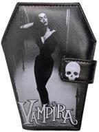 кошелек в форме гроба vampira от kreepsville 666 логотип