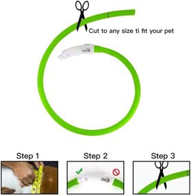 img 1 attached to YUSHANG LED Waterproof Dog Collar: Newest Rechargeable, Adjustable Light Up Collar for Large, Small, and Medium Dogs - Keep Your Furry Friend Safe at Night!