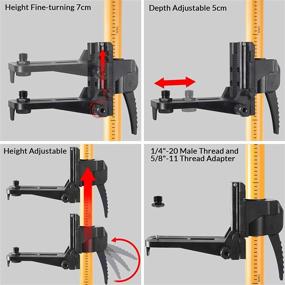 img 1 attached to 🔥 Firecore Telescoping Adjustable Mounting Solution for Professionals