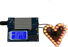 img 1 attached to 🔌 PEMENOL 60W 6A Adjustable Buck-Boost Voltage Regulator with Cooling Fan: DC to DC Power Supply Module with LCD Display and Solar Charging Support