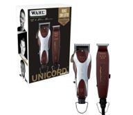 🔌 professional wahl 5 star unicord combo: corded magic clip clipper and razor edger qc trimmer with electromagnetic motors for barbers and stylists - model 8242 logo