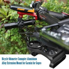 img 2 attached to 🚲 Garmin Edge Out-Front Mount with GoPro Combo, Enhanced Garmin Edge Mount, Ultimate Garmin Bike Mount for Edge