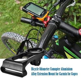 img 3 attached to 🚲 Garmin Edge Out-Front Mount with GoPro Combo, Enhanced Garmin Edge Mount, Ultimate Garmin Bike Mount for Edge