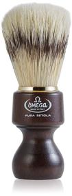 img 4 attached to Omega 11126 Natural Bristle Shaving Brush