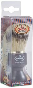 img 1 attached to Omega 11126 Natural Bristle Shaving Brush