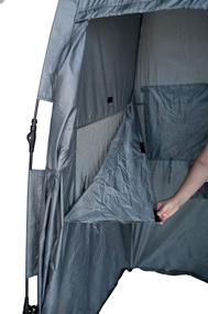 img 3 attached to 🚽 Cleanwaste Portable Privacy Tent - Ideal for Outdoor Showers, Changing Room, Camping Toilet - Suitable for Surfing, Beach, Hiking, Ice Fishing & More - 6.5 Ft. Tall with Spacious 4x4 Floor Space (D117PUP)