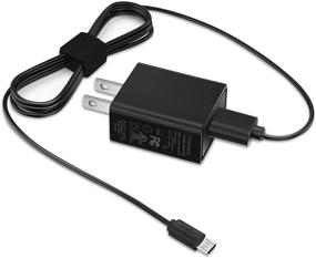 img 4 attached to 🔌 UL Listed USB Micro Wall Charger with 5FT Charging Cable Cord for Samsung Galaxy Note, Tab A, E, S2, 3, 4, 7.0" 8.0" 9.6" 9.7" 10.1", SM-T280/350/580/113/377/560/713/813/530 Tablet