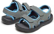 👦 boys' skysole toddler double rugged sandals - ideal footwear logo