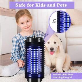 img 1 attached to 🪰 H.H Bug Zapper - Effective Electronic Mosquito Zappers for Indoor & Outdoor Use; Mosquito Trap, Fly Zapper, Gnat Killer for Home, Bedroom, Kitchen, Office, Backyard, Patio