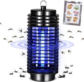 img 4 attached to 🪰 H.H Bug Zapper - Effective Electronic Mosquito Zappers for Indoor & Outdoor Use; Mosquito Trap, Fly Zapper, Gnat Killer for Home, Bedroom, Kitchen, Office, Backyard, Patio