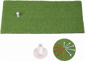 img 4 attached to 🏌️ Enhance Your Golf Practice with SkyLife 12’’ X 24’’ Residential Hitting Grass Mat