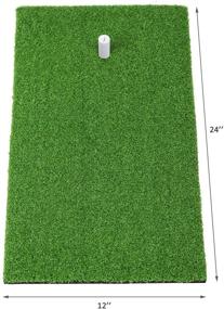 img 2 attached to 🏌️ Enhance Your Golf Practice with SkyLife 12’’ X 24’’ Residential Hitting Grass Mat