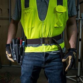 img 2 attached to 🛠️ Klein Tools Adjustable Electrician Tool Belt - 2-Inch Wide, Fits 48-Inch Waist