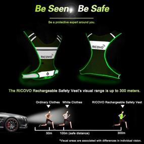img 1 attached to 🏃 Stay Safe While Running with RICOVO Rechargeable Safety Pocket