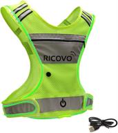 🏃 stay safe while running with ricovo rechargeable safety pocket logo
