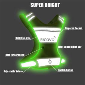 img 2 attached to 🏃 Stay Safe While Running with RICOVO Rechargeable Safety Pocket