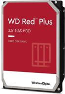 📁 wd 4tb red plus nas internal hard drive - 5400 rpm, sata 6 gb/s, cmr, 64 mb cache, 3.5" - wd40efrx by western digital logo