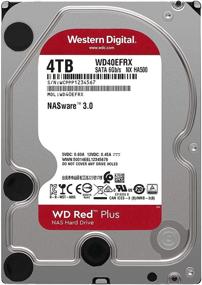 img 3 attached to 📁 WD 4TB Red Plus NAS Internal Hard Drive - 5400 RPM, SATA 6 Gb/s, CMR, 64 MB Cache, 3.5" - WD40EFRX by Western Digital