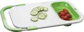 img 4 attached to 🍽️ Prepworks by Progressive Thinstore Over-the-Sink Prep Station: Meal Prep Made Easy with Collapsible Colander, PCB-3520, Patented Design