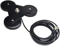 📻 twayrdio tw-s90 so239 tri-magnet mount antenna with 5m coax cable for hf/vhf/uhf/cb mobile radios logo