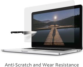 img 1 attached to Защитное стекло FORITO для экрана MacBook Pro 15” модель A1398 2015 года или более ранняя с большой салфеткой для чистки – включена пожизненная гарантия на замену без риска.