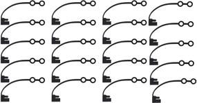 img 4 attached to CERRXIAN SAE 2 Pin Замена Водонепроницаемый защитный колпачок крышки верхняя часть - черный, упаковка из 20 шт.