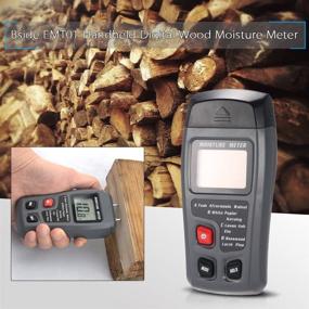 img 3 attached to 🌲 Bside EMT01: Accurate Handheld Digital Timber Tester for Wood Moisture Measurement | LCD Display & Data Hold Function | Range: 0~99.9%