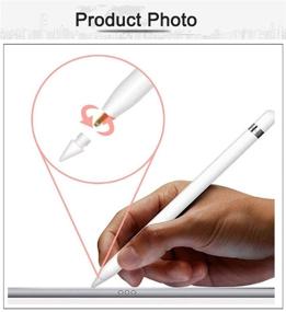 img 3 attached to 🖊 WeTest 2-Pack Apple Pencil Tip Replacement, Sensitive iPencil Nibs - Extra Stylus Pen Tips for iPad Pro, White (Model: LJ-ZXX-101914)