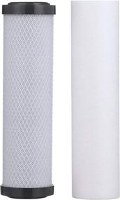 img 2 attached to 🔒 Watts Premier Lead, Cyst, VOC Carbon Block Two Stage Replacement Filter Pack - 1 Count (Pack of 1)