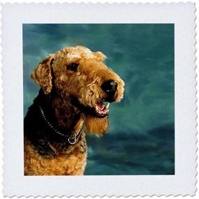 img 1 attached to 3DRose Qs_854_8 Airedale Terrier 20 Inch