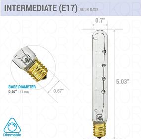 img 2 attached to Intermediate Brass Base Incandescent Appliance Refrigerator Light Bulbs