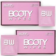 🌸 60 individually wrapped flushable feminine wet wipes for women - travel size, ph balanced with vitamin e & aloe vera - pink (60 count) logo