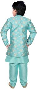 img 3 attached to AHHAAAA Ethnic Boys' Clothing: Sherwani Kurta Pyjama