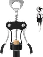 🍾 bamlue wing corkscrew: the ultimate multifunctional wine cork and beer cap bottles opener remover for kitchen, chateau, restaurant bars, daily use, and waiters - standard логотип