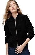 escalier women`s leather bomber quilted logo