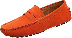 img 4 attached to Yldsgs Loafers Moccasin Leather Driving