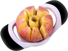 img 2 attached to 🍎 McMce Apple Slicer and Corer Tool - 7.1 x 4.2 x 1.5 Inches, Efficient Apple Cutter, 430 Stainless Steel, Apple Core Remover, 8 Slices