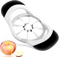 🍎 mcmce apple slicer and corer tool - 7.1 x 4.2 x 1.5 inches, efficient apple cutter, 430 stainless steel, apple core remover, 8 slices logo