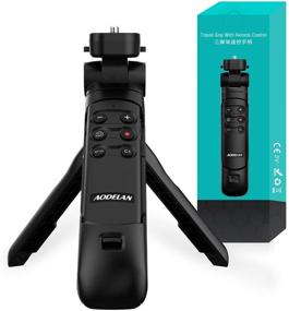 img 4 attached to 📸 AODELAN Mini Shooting Grip and Tripod with Wireless Remote Shutter for Sony ZV-1 A7SM3 A7C A7RIV Alpha 9 7RIV 7RIII 7III RX0II RX100M7 Camera for Enhanced Still Photo and Video Recording, Serving as GP-VPT2BT Replacement